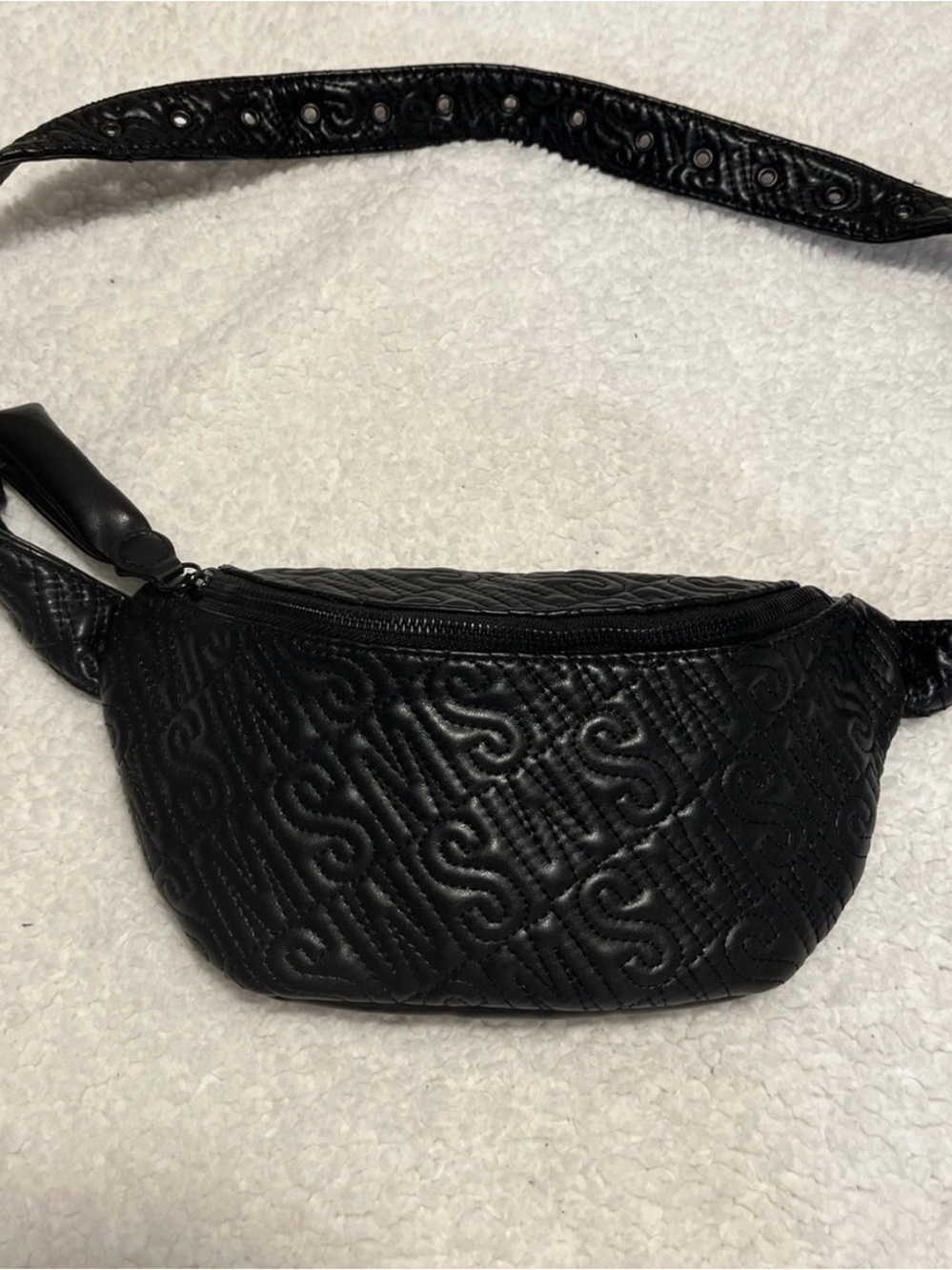 Steve Madden Quilted Black Remix Bag